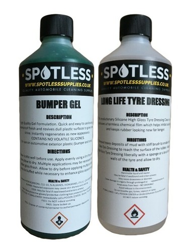 Tyre dressing and bumper - and,