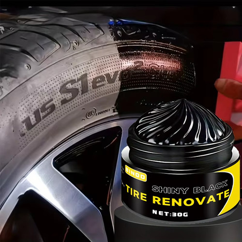 Tyre shine wax black tire - shine,